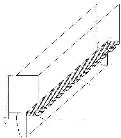 Continuous beam curtain board construction technology