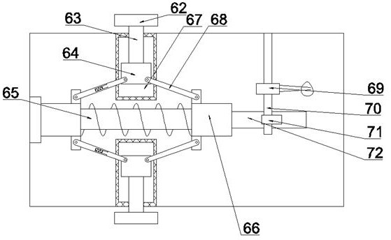 Extending telescopic water pipe inner wall descaling equipment