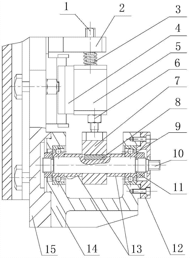 Numerical-control cutter measuring device of spiral bevel gear milling machine