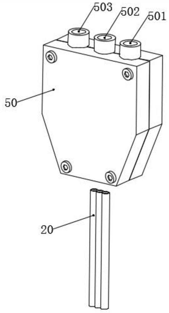 Drainage device for neurosurgery operation