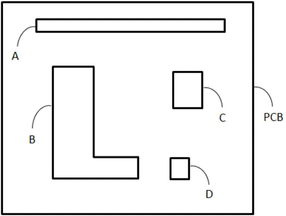 PCBA asymmetric solder pad steel mesh windowing method and system