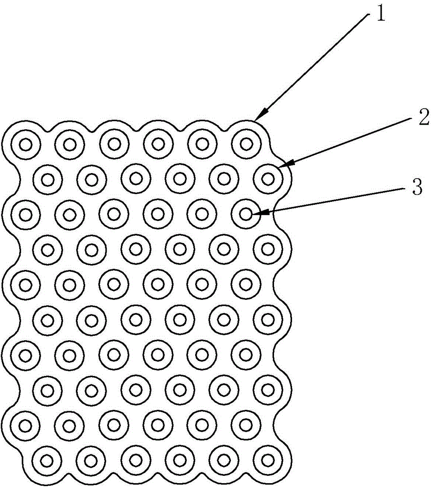 Production process of seamless vehicle door lock pull wire jacket