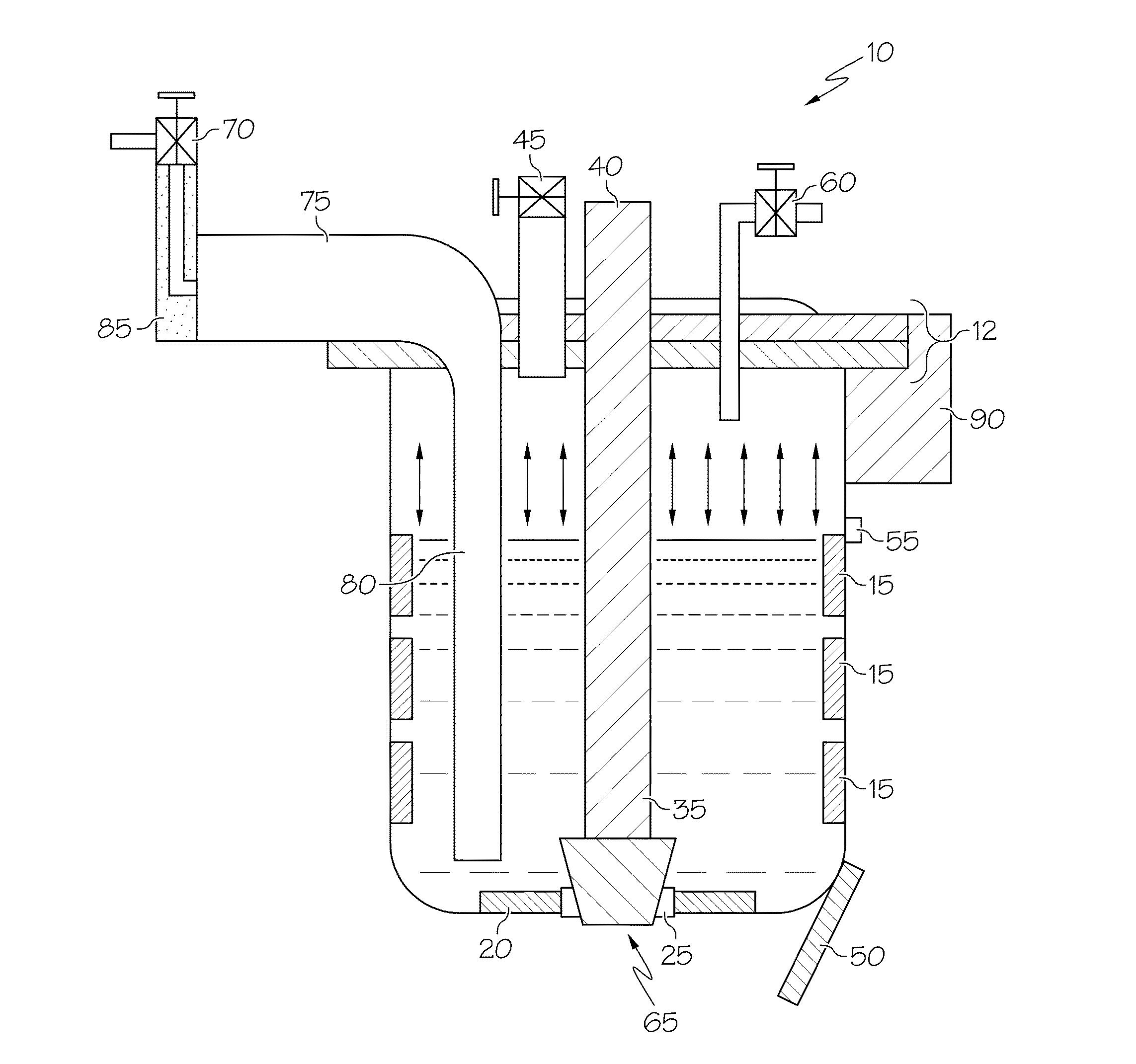 Apparatus and method for degassing cast aluminum alloys