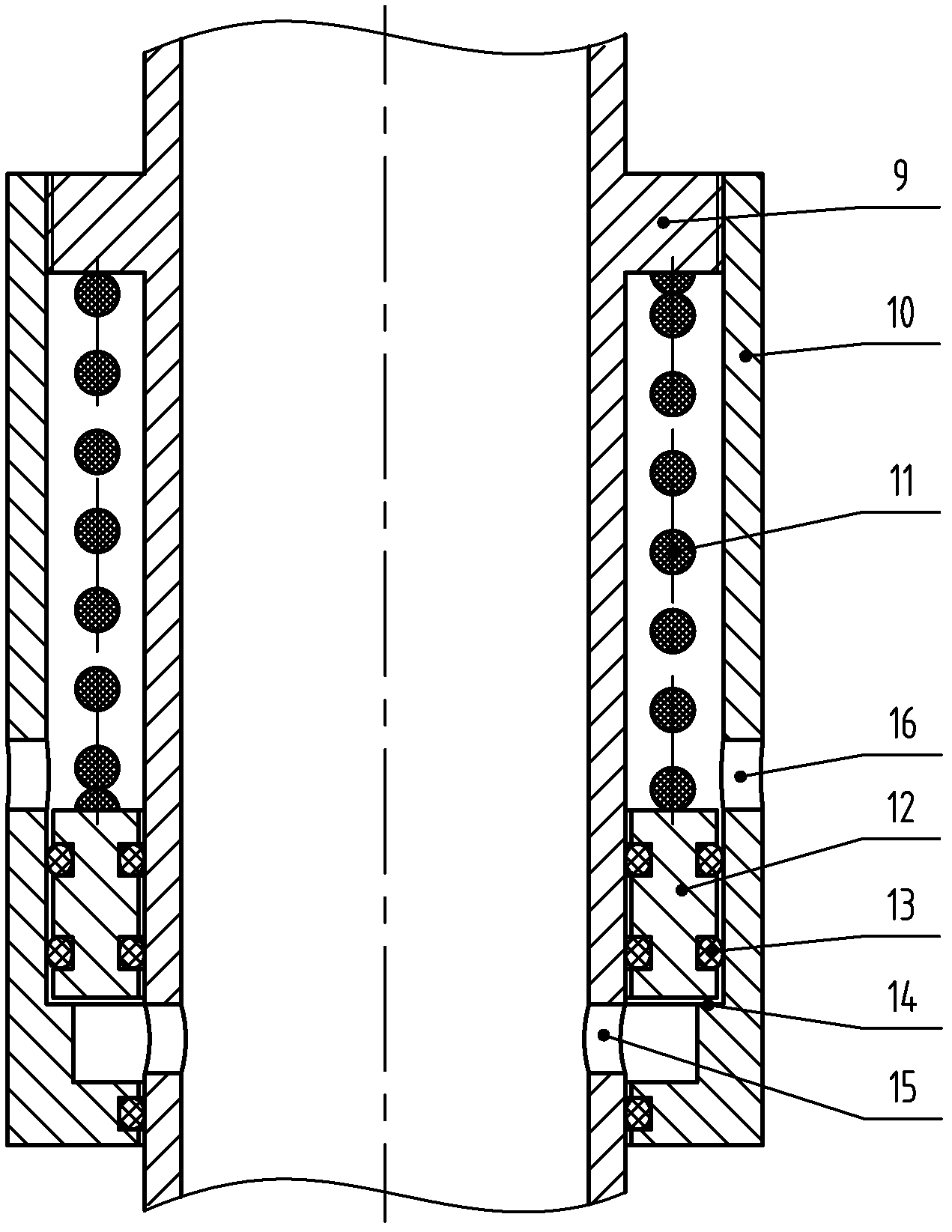 Sucker-rod pump oil extraction system for oil well