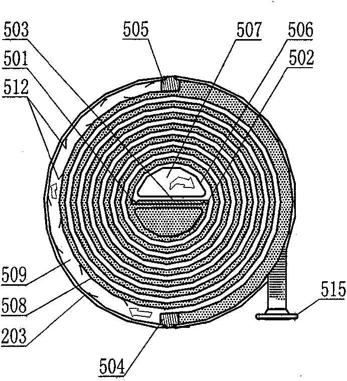 Combination unit for multilevel heat exchange and gas liquid separation