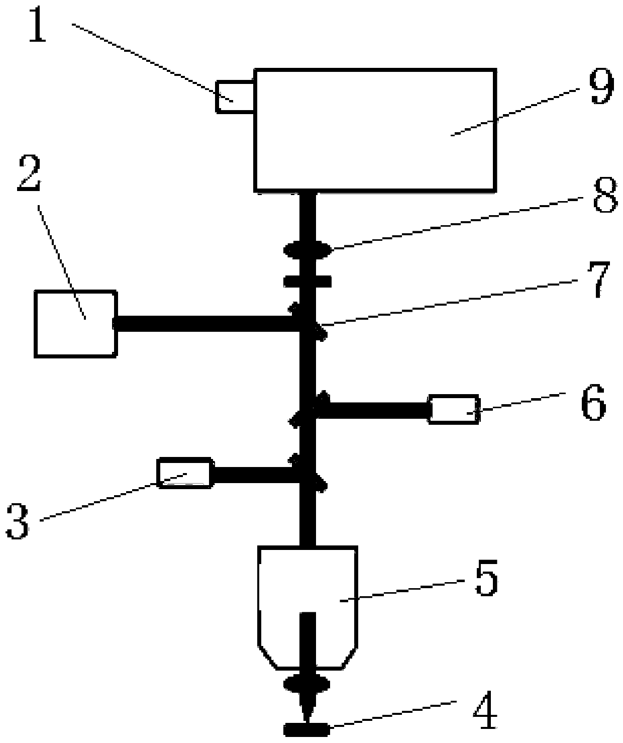 Microscopic light path laser coupling repeated positioning device