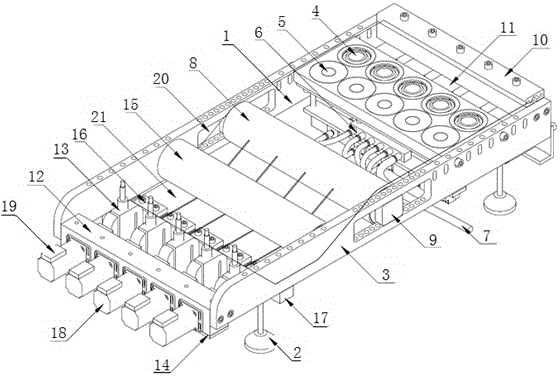 Non-contact flatness measurement model solving device