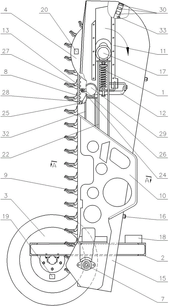 Potato Planter Intelligent Amplitude Adjustment Sowing Unit