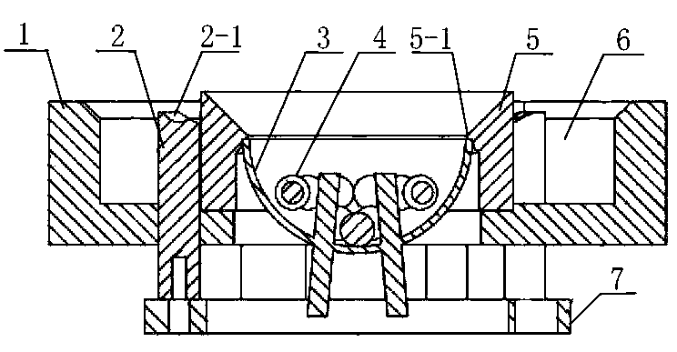 A device for quantitatively filling fireworks balls