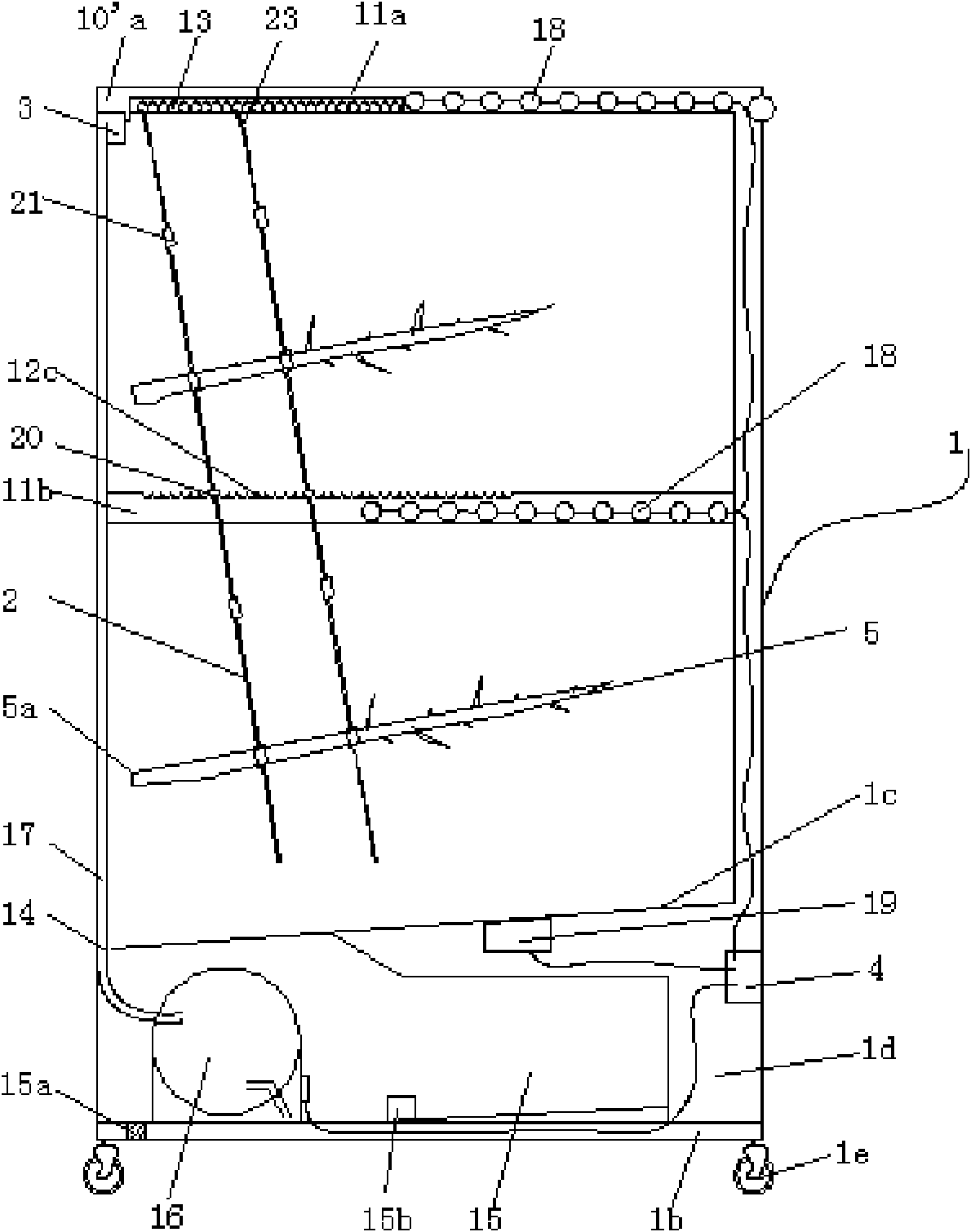 Water culture device for cut branch of forest