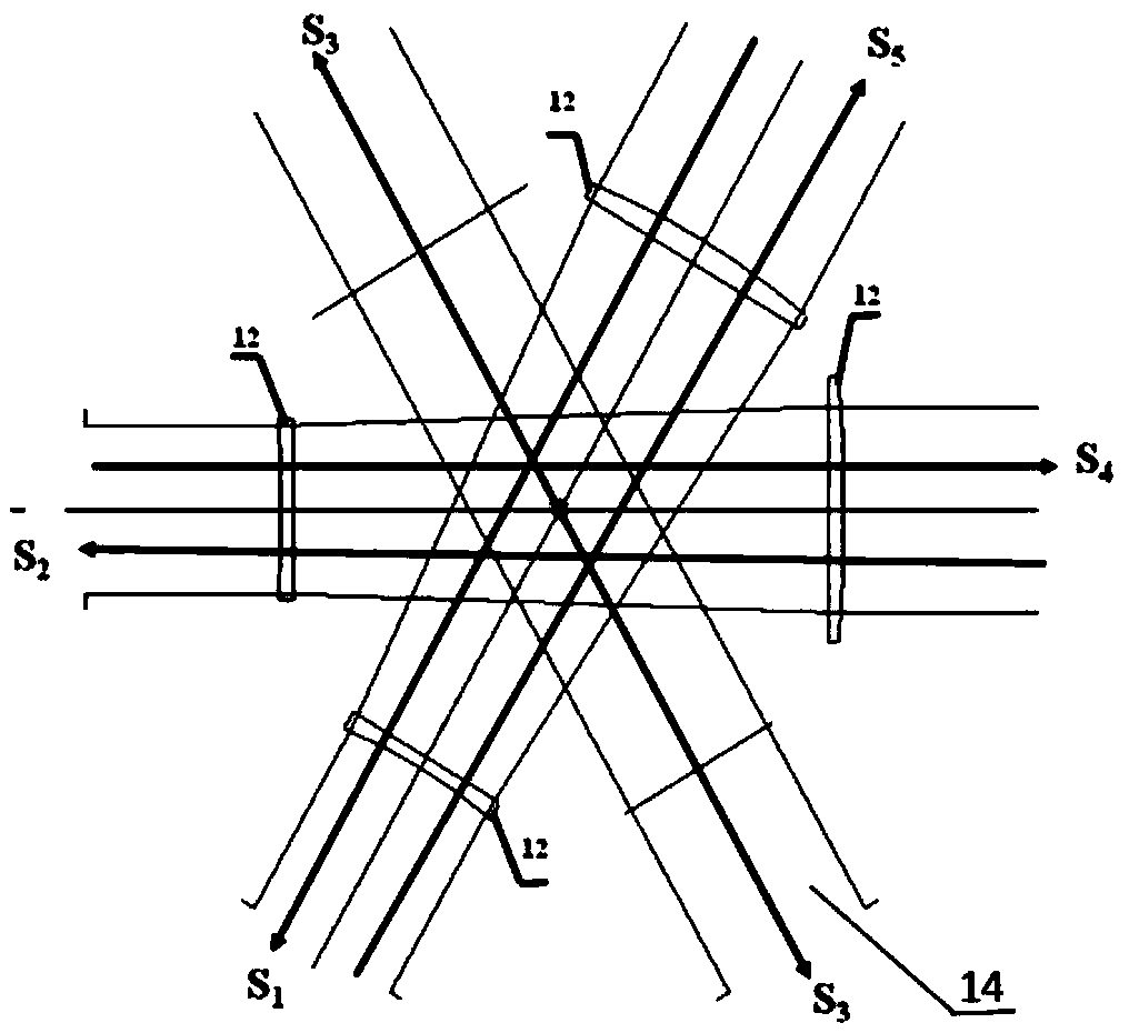 Laser pretreatment device and treatment method for optical components