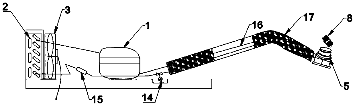 Refrigeration equipment with local cooling function and local refrigeration method