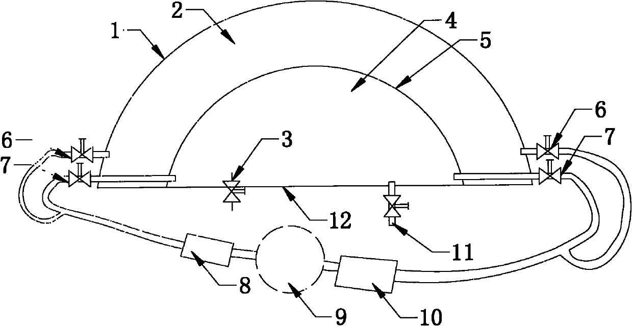 Pressure-adjustable double layer smog chamber