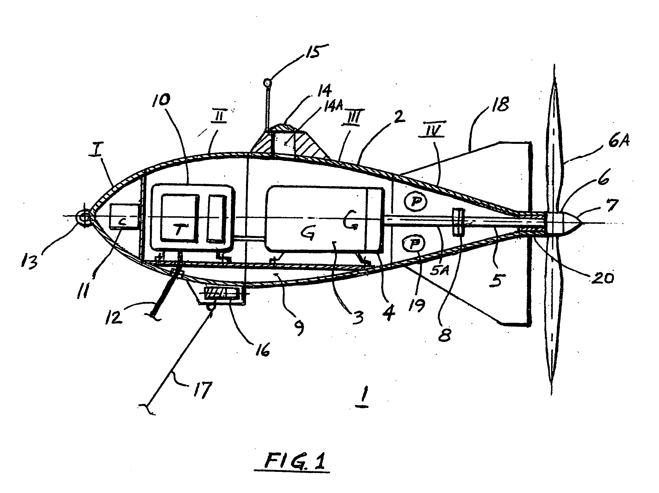 Deployable submarine-hydroelectric generator for sea currents energy harvesting