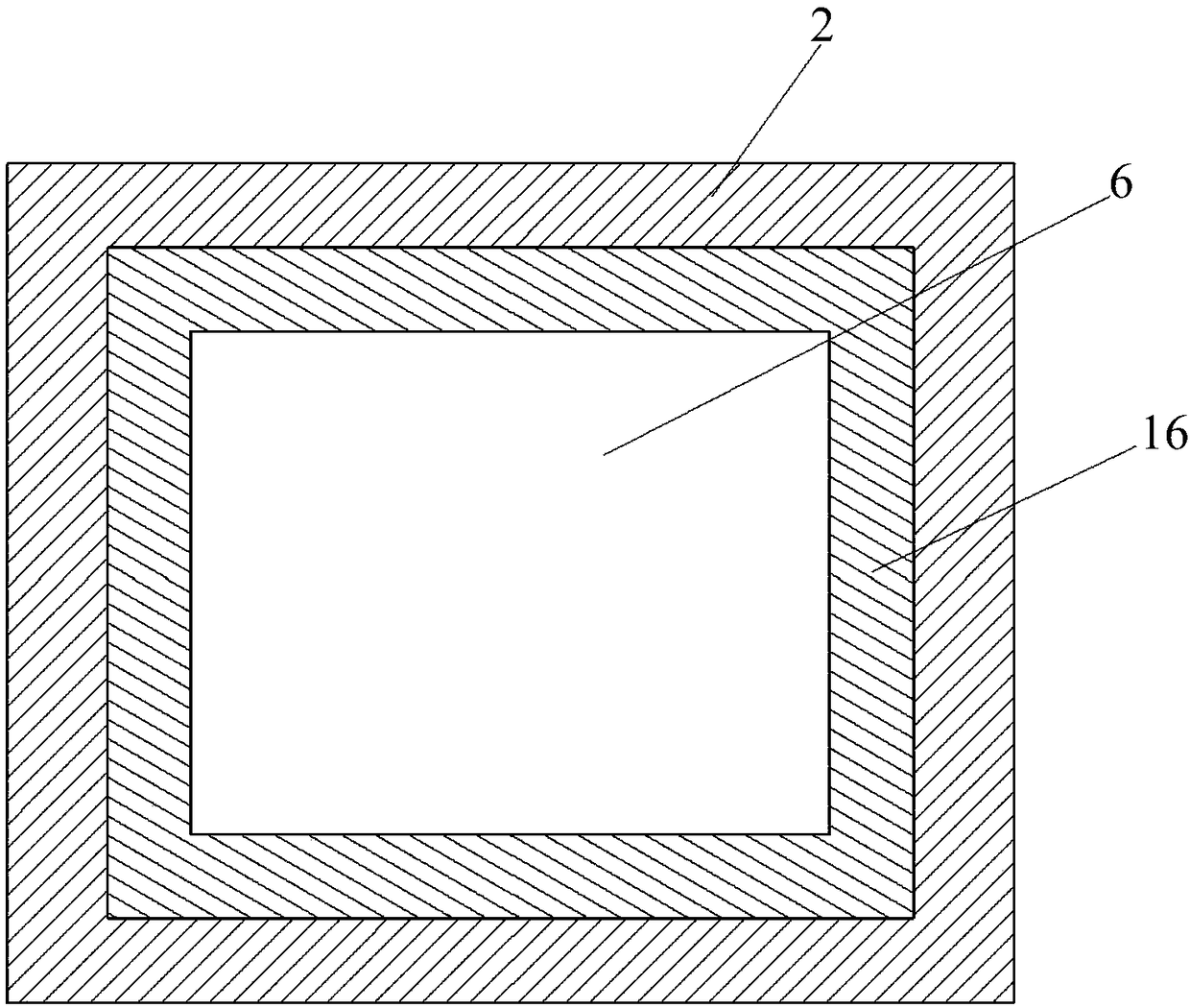 Testing device for automobile front windshield