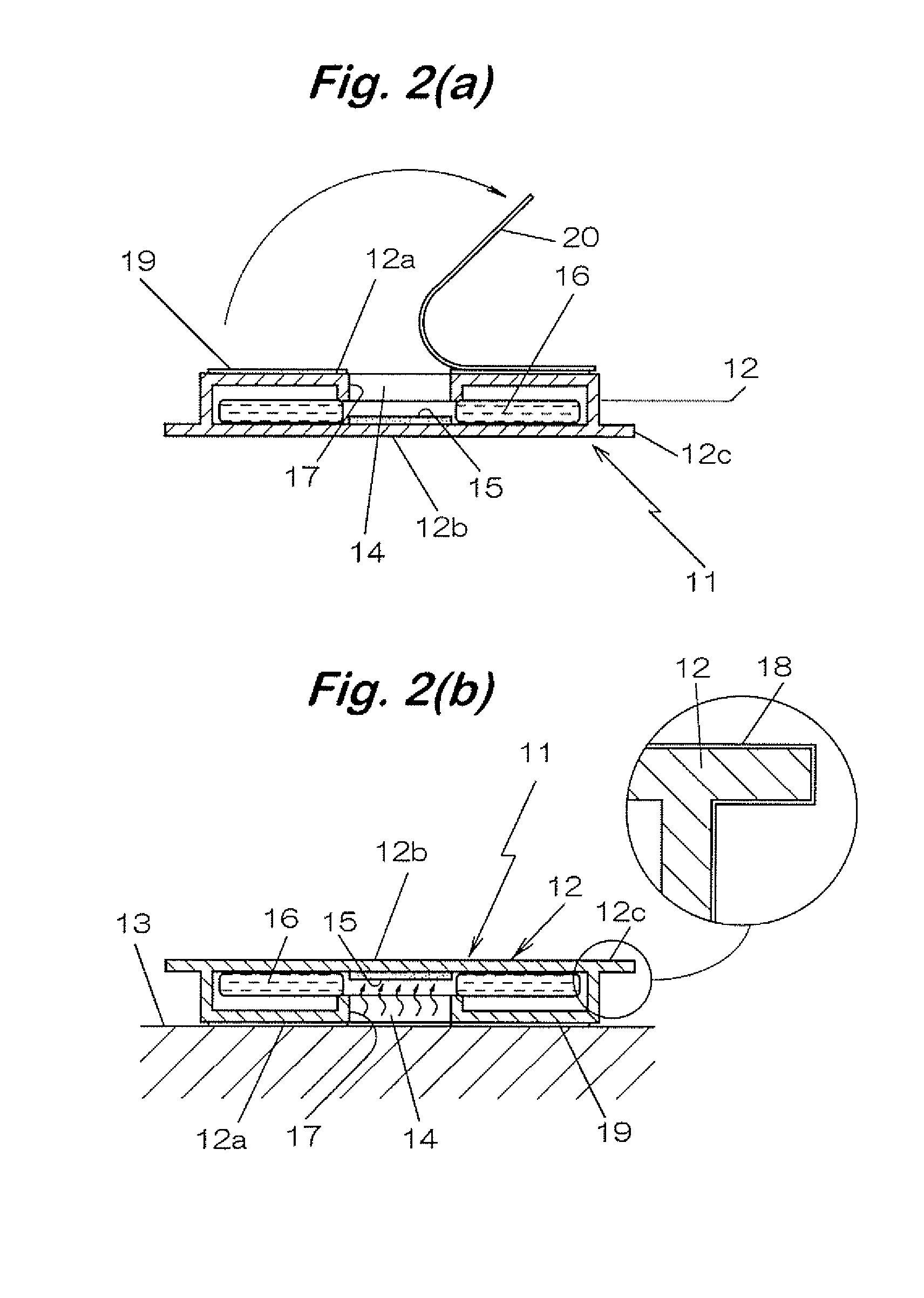 Passive type emission flux sampler and flux measuring apparatus