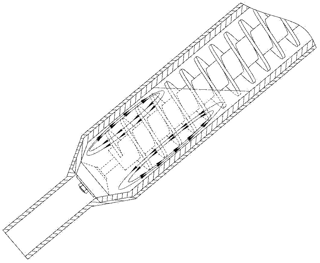 Light alloy semi-solid slurry preparation device