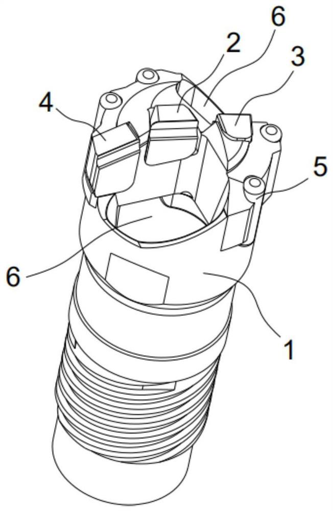 Rolling supporting type deep hole drill