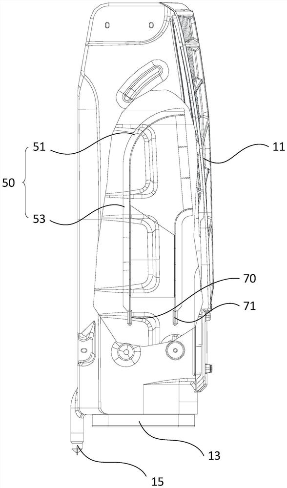 Air inlet channel assembly