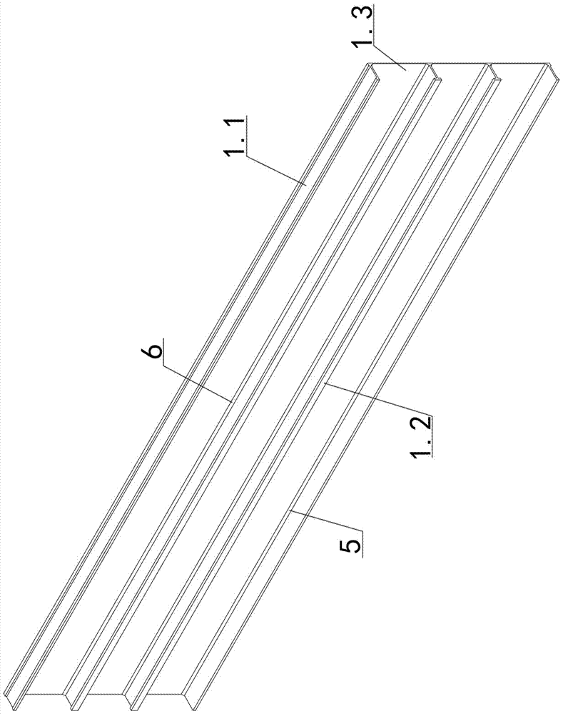 A unit formwork structure of aluminum alloy formwork T-section profile