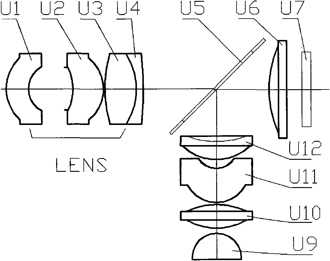 Minitype single-chip LCOS projection optical engine