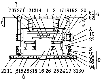 Battery placement device for new energy vehicle