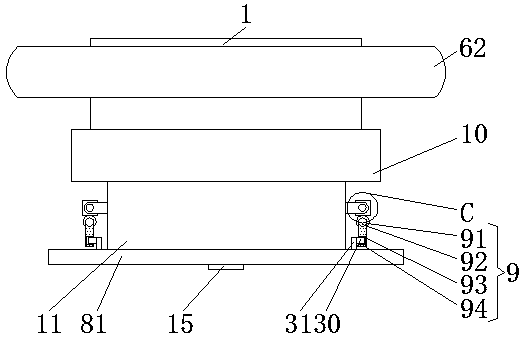 Battery placement device for new energy vehicle