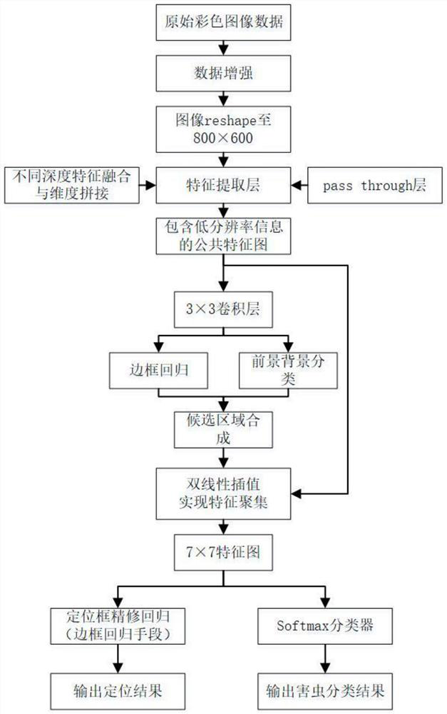 Orchard pest intelligent positioning and identification method suitable for small target sample