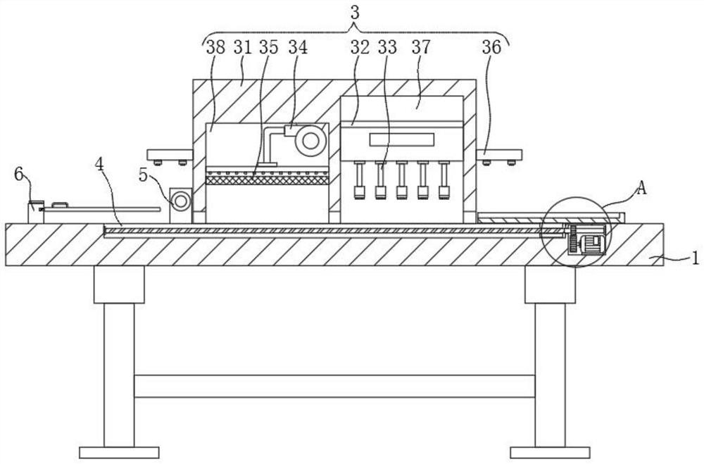 Elastic fabric shrinkage detection device