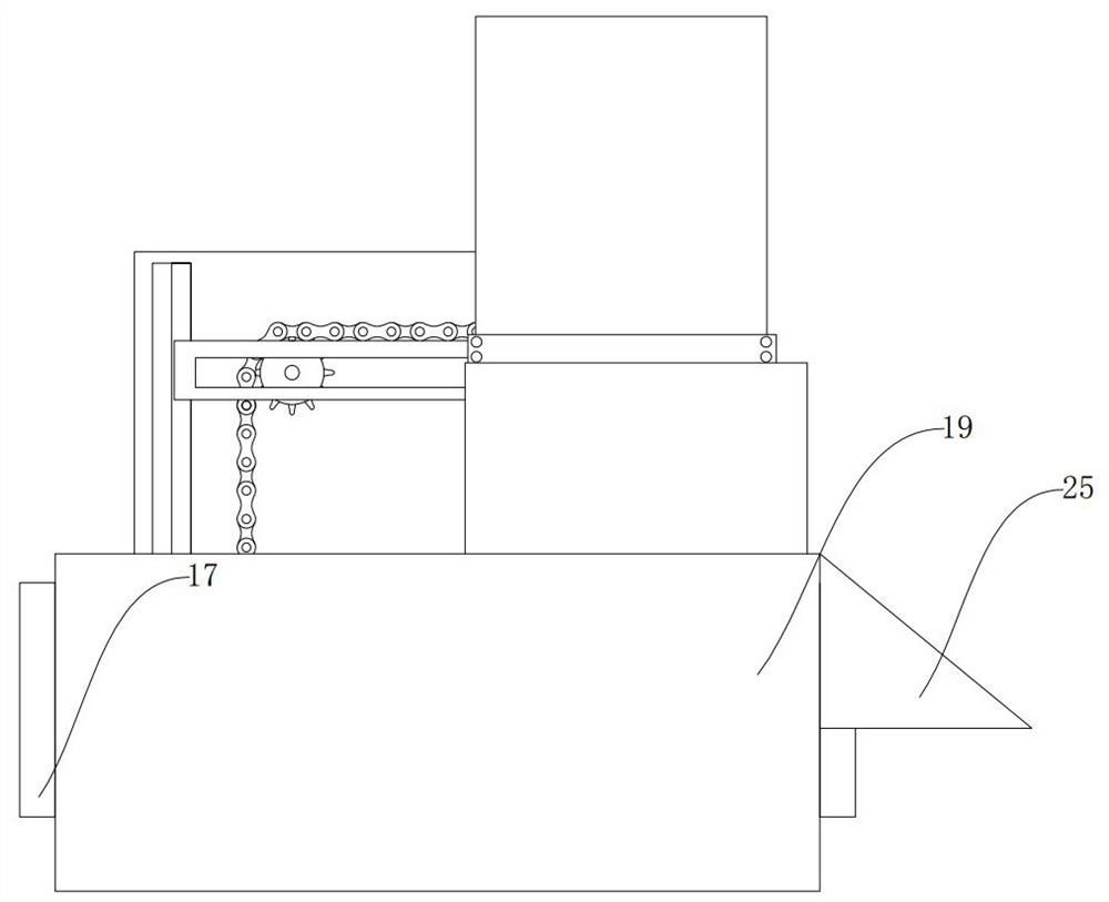 Two-stage interception type scrap isolation type motor shaft polishing machine based on intermediary principle