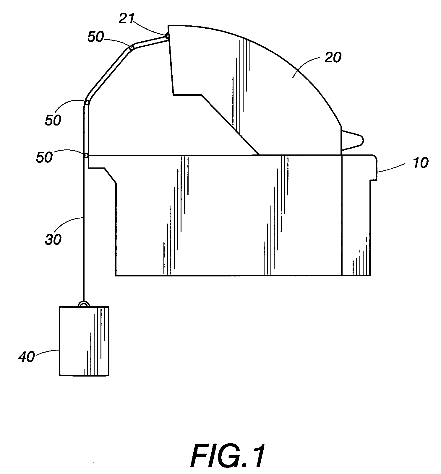 Auxiliary opening/closing mechanism for a cover of a roasting stove