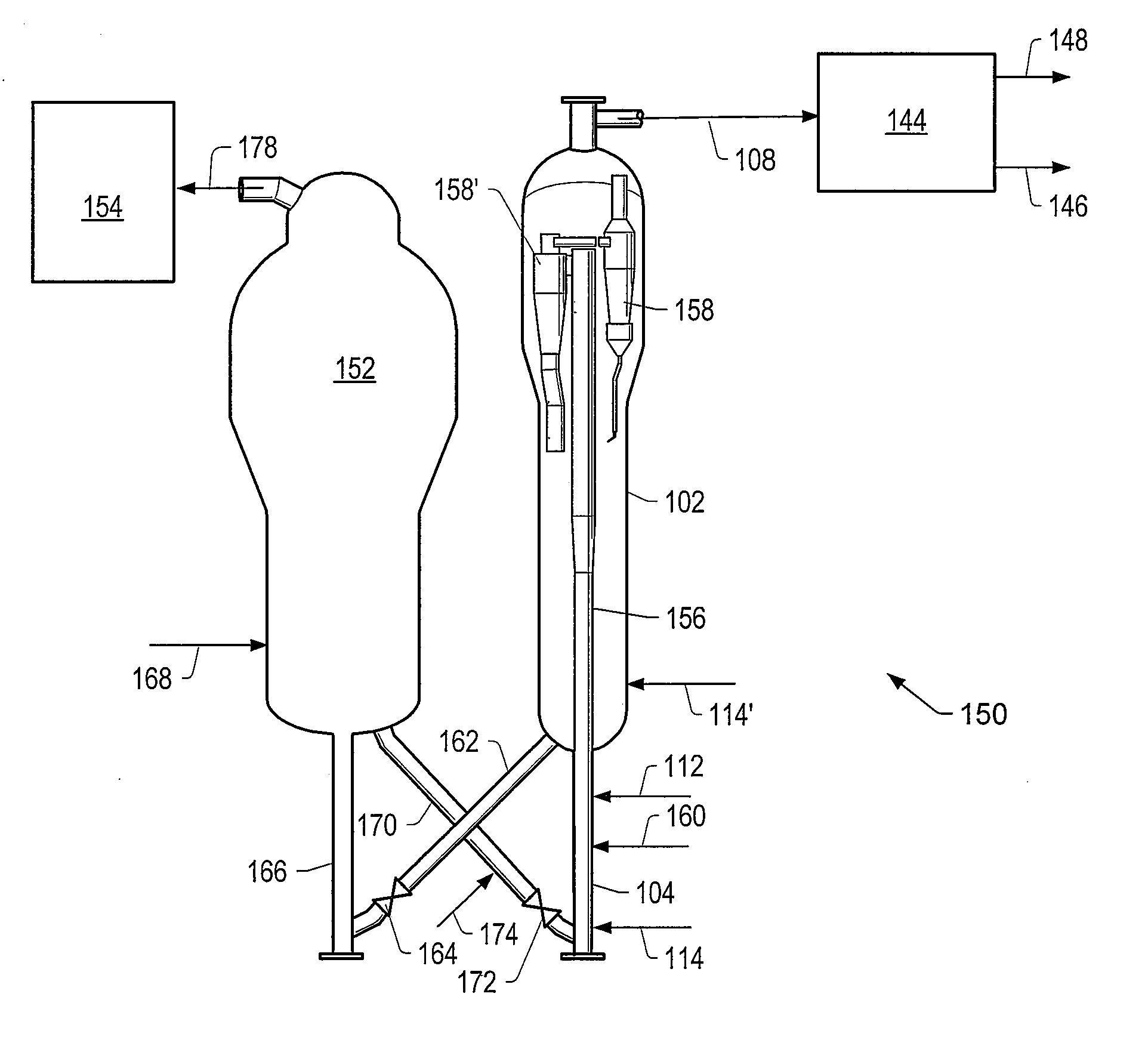 Methods for producing a total product with minimal uptake of hydrogen