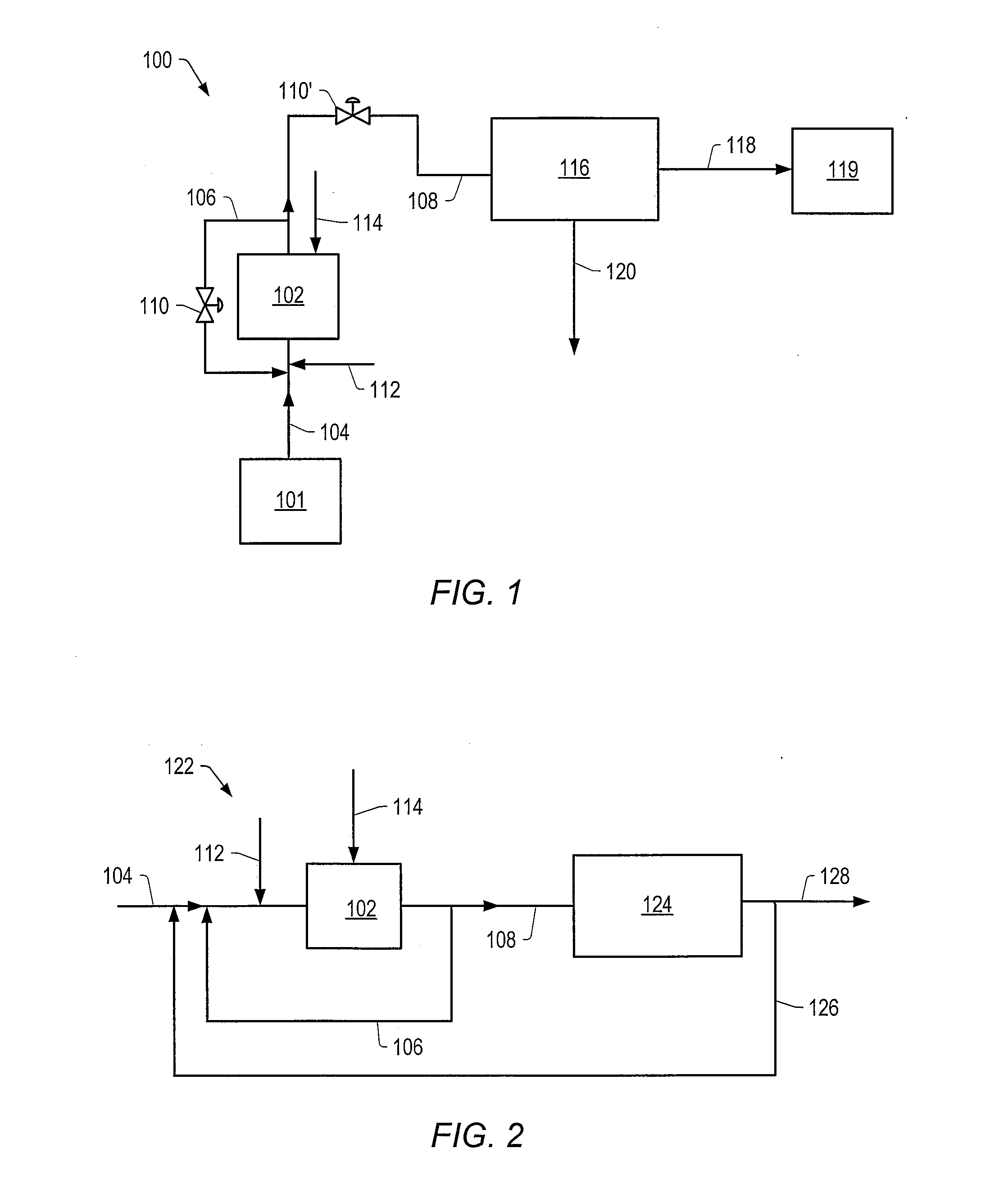 Methods for producing a total product with minimal uptake of hydrogen