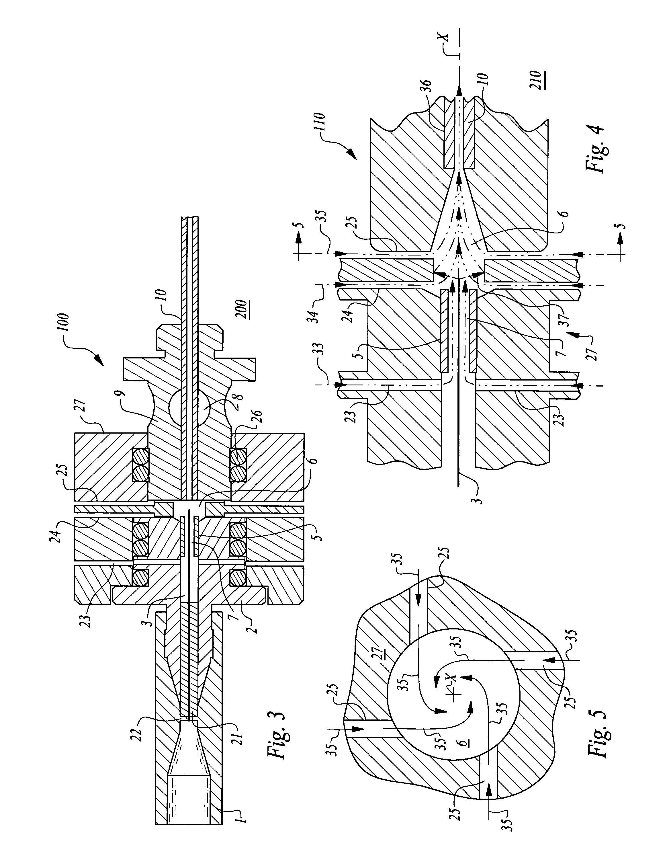 Method and apparatus for nano-capillary/micro electrospray for use in liquid chromatography-mass spectrometry