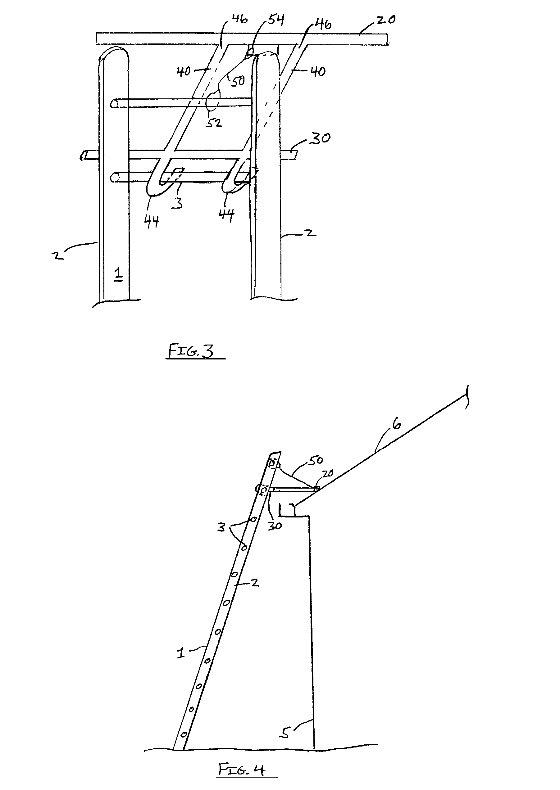 Ladder support attachment