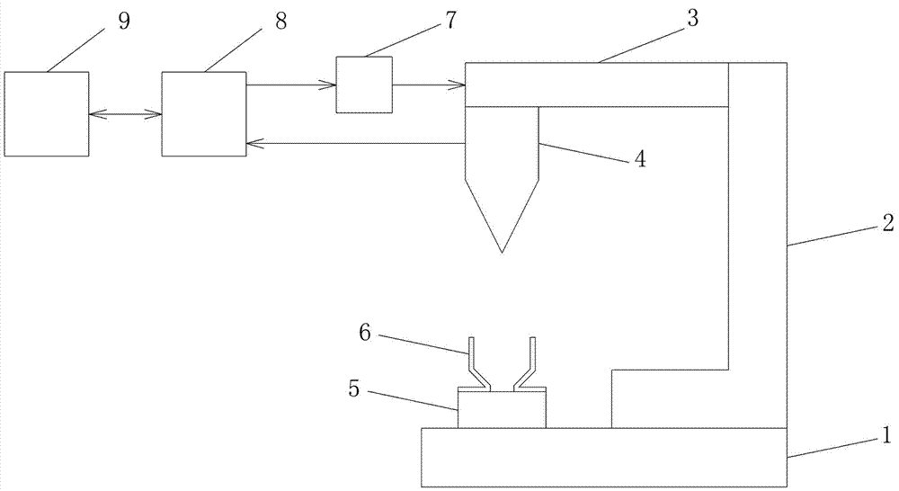 Method and device for measuring minute amplitude vibration of laser focused measuring head