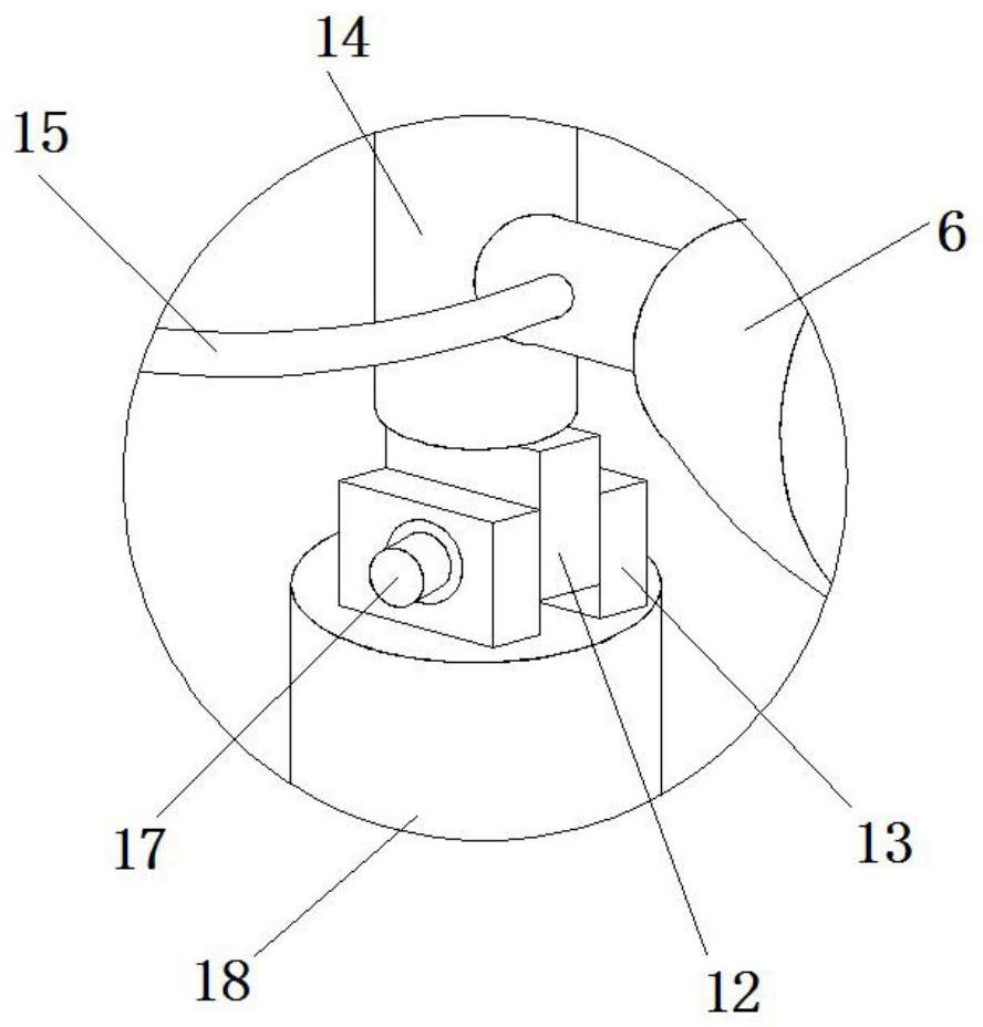 Live pig breeding excrement cleaning device