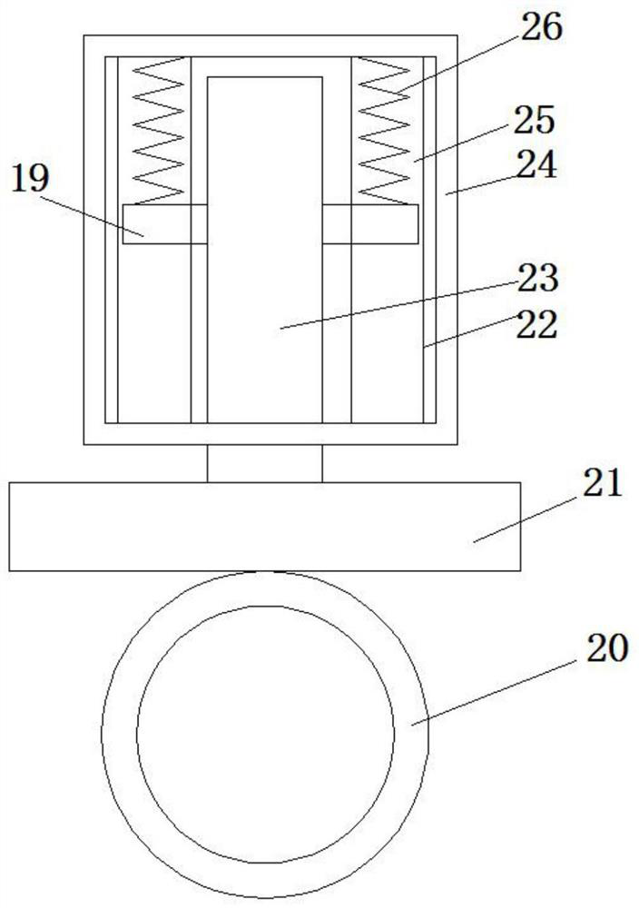 Live pig breeding excrement cleaning device