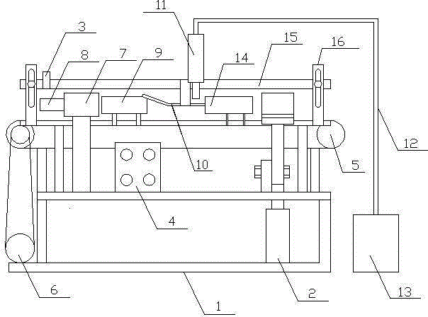 Packaging box sealing mechanism