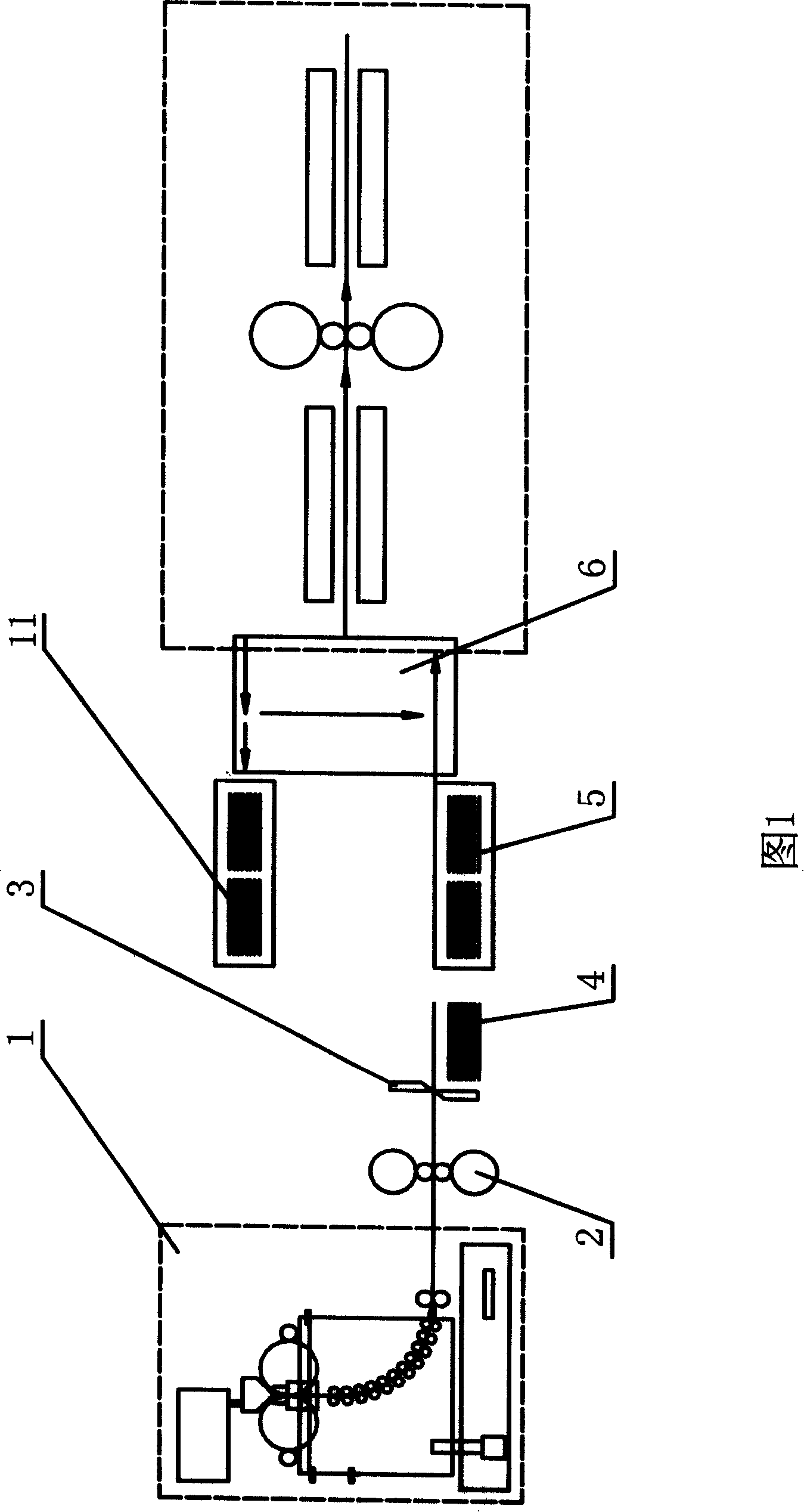 Rolling controlling method and device for double-roller continuous casting magnesium alloy sheet