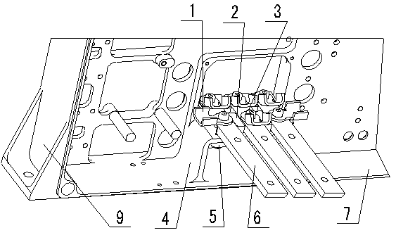 Power pooling and distribution device for space vehicle power system control equipment