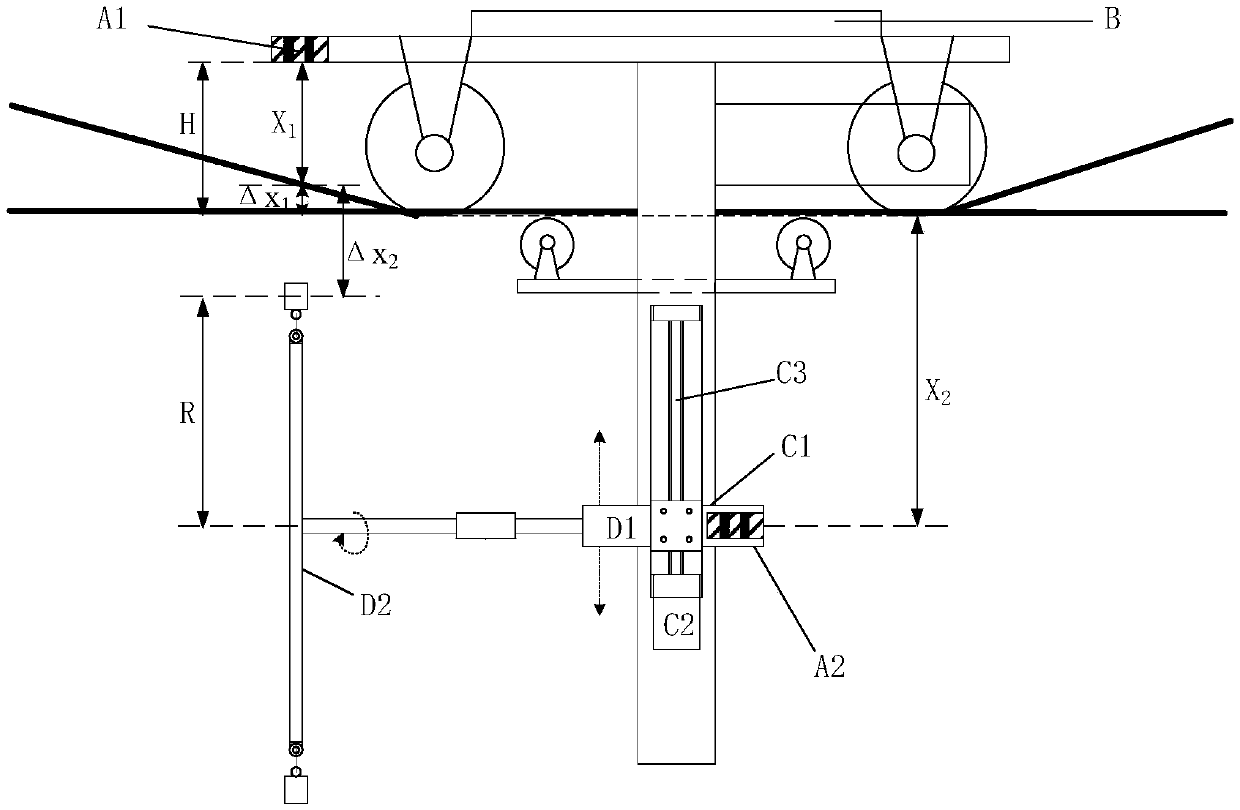 Deicing mechanism with position self-adaptive adjustment function, and self-adaptive adjustment method thereof