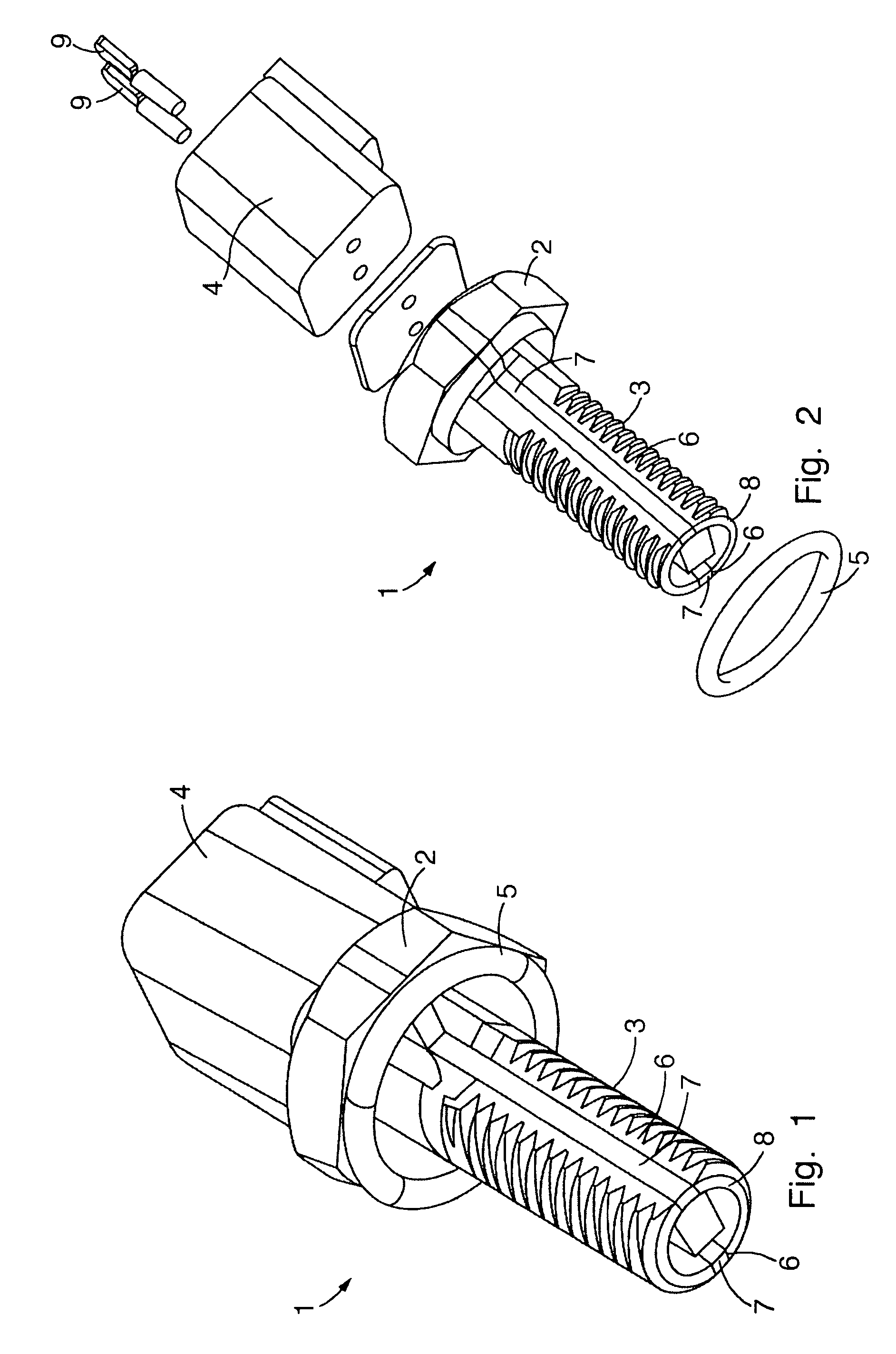 Object having a layer of conducting material forming a sensing device