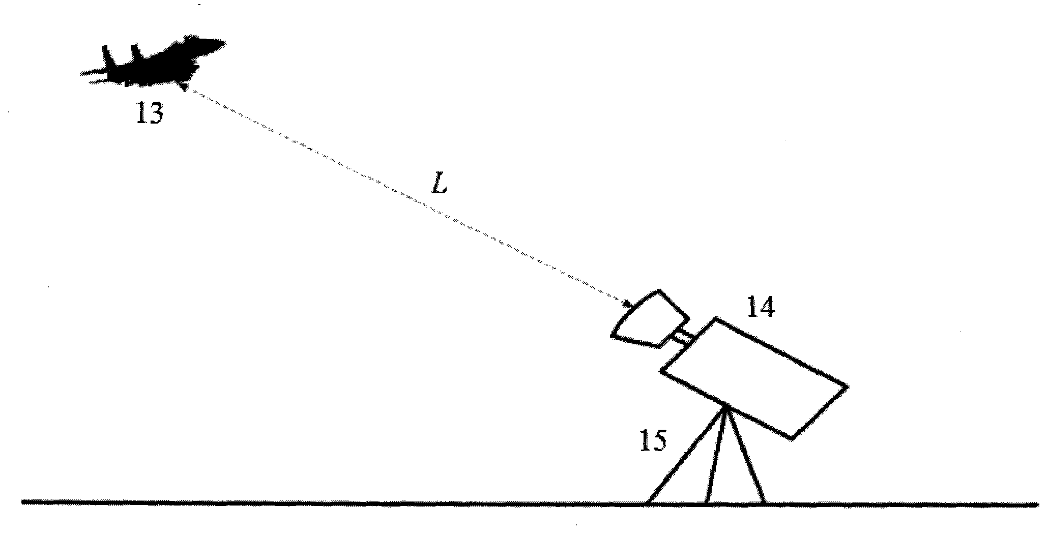 Passive distance measuring method based on target infrared radiation spectrum and band model