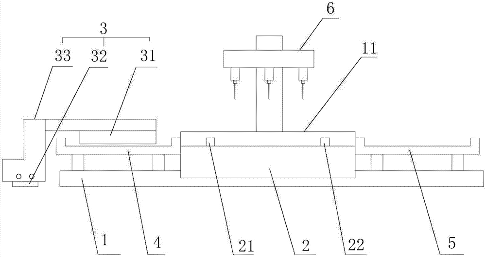 A pcb board clamp-free continuous drilling equipment