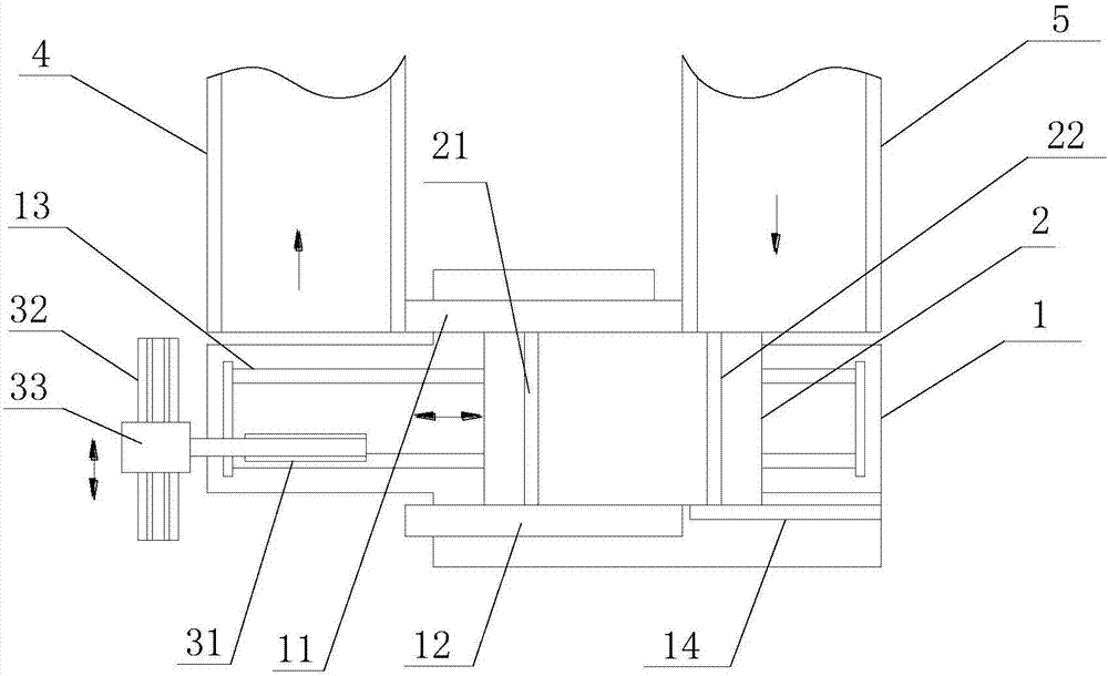 A pcb board clamp-free continuous drilling equipment