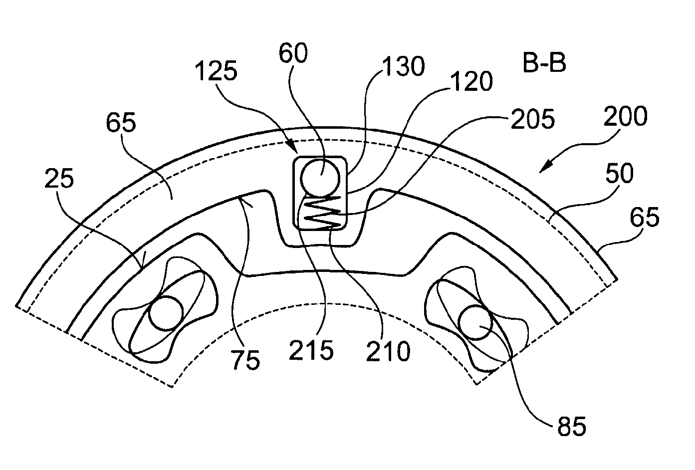 Centrifugal force pendulum