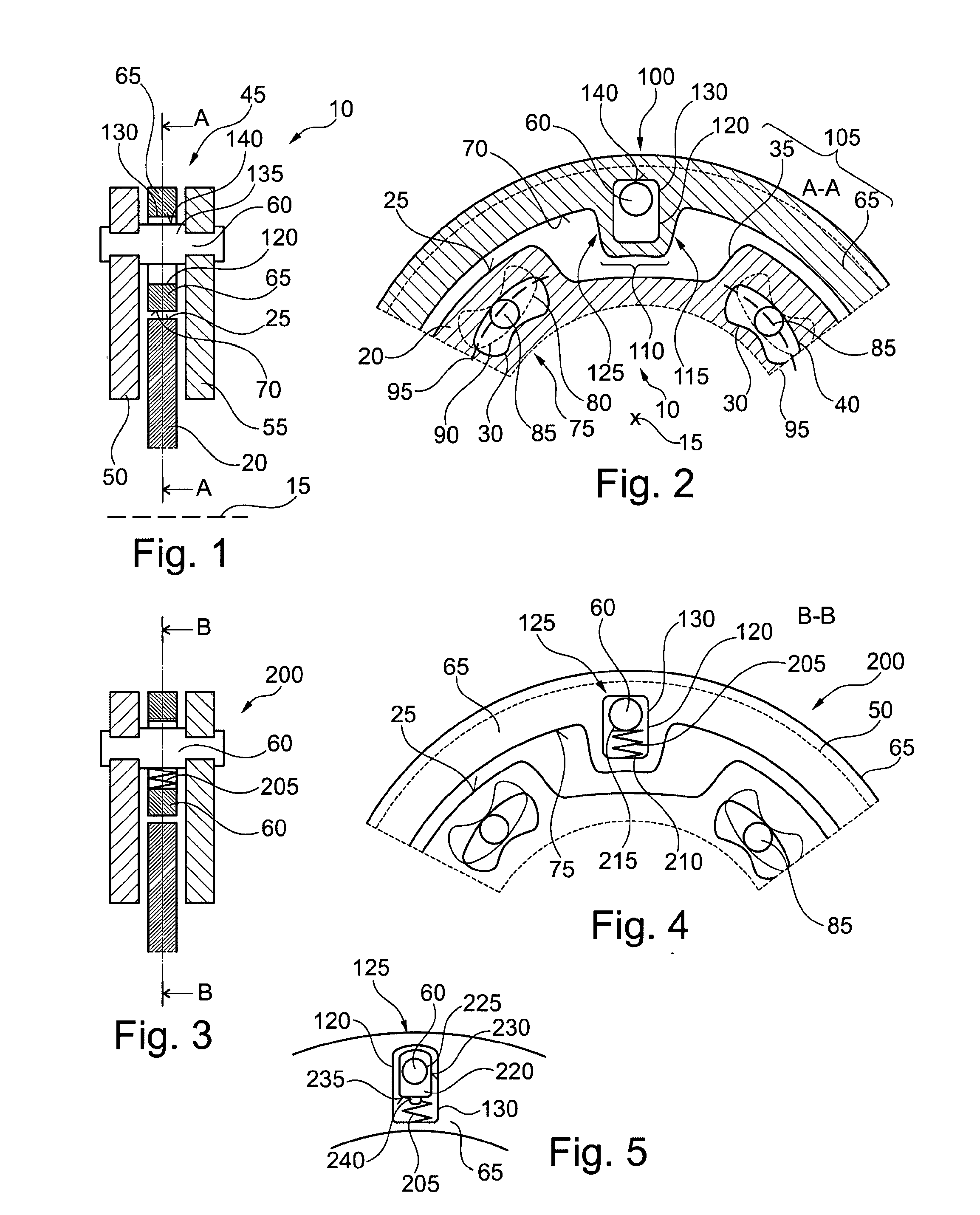 Centrifugal force pendulum