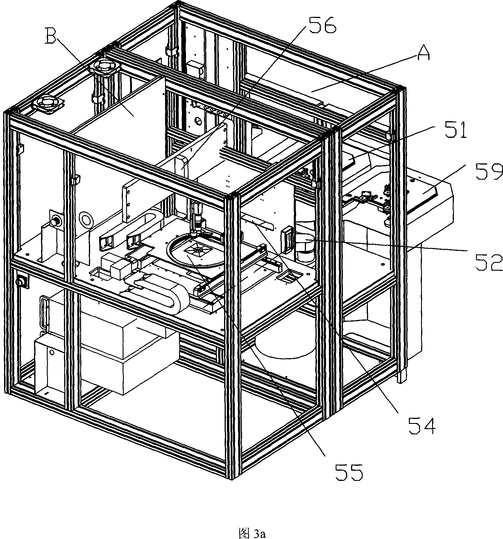 Full-automatic wafer rear marking machine