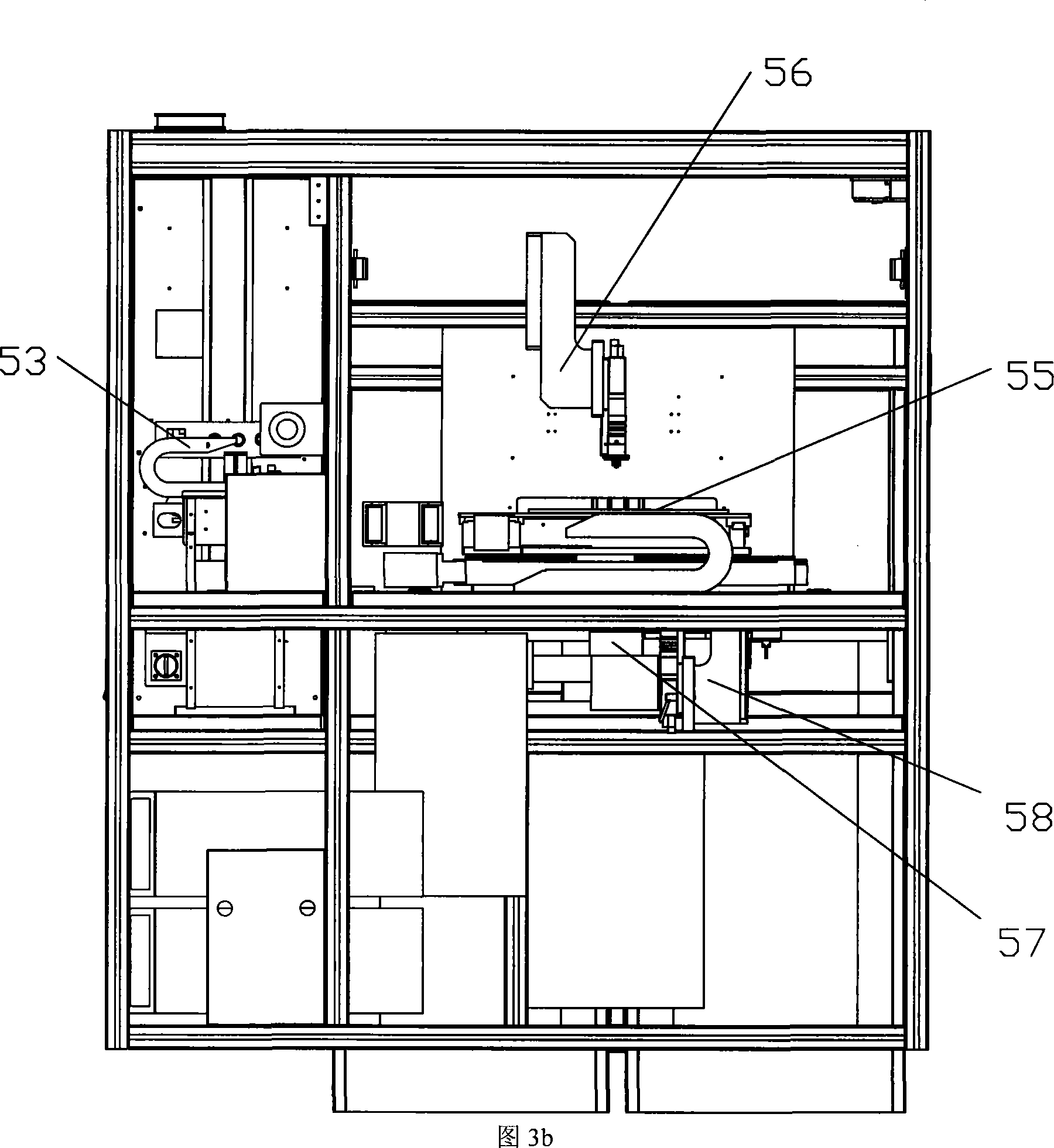 Full-automatic wafer rear marking machine